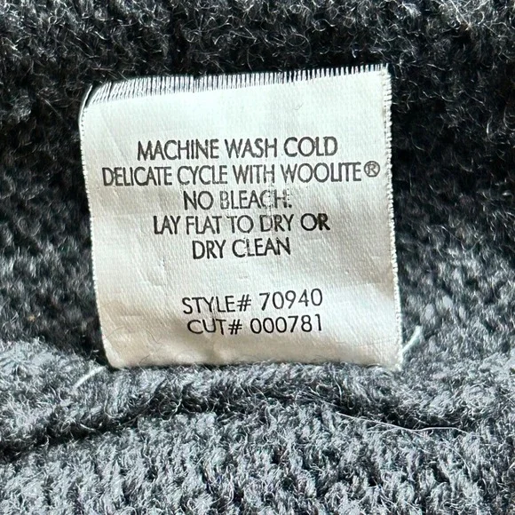 Vince Women's Charcoal Gray Merino Wool Alpaca Blend‎ Shawl Collar Cardigan Sz M - Picture 5 of 7